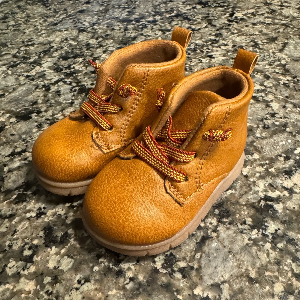 Carter’s baby cognac boots